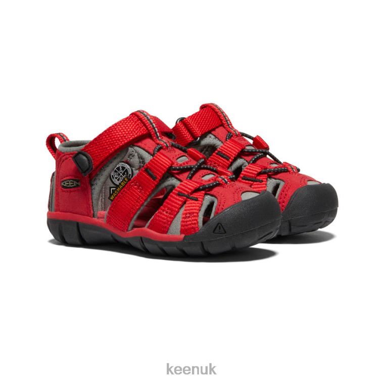 Footwear KEEN Seacamp II CNX Racing Red/Gargoyle Toddlers Z2D88824