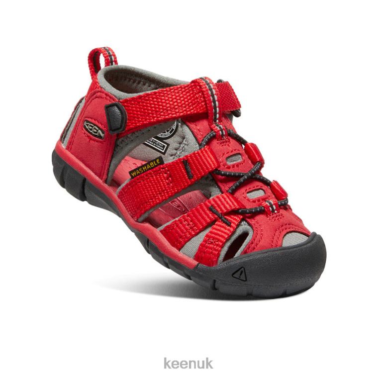 Footwear KEEN Seacamp II CNX Racing Red/Gargoyle Toddlers Z2D88824