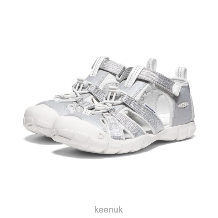 Footwear KEEN Seacamp II CNX Silver/Star White Big Kids Z2D88798