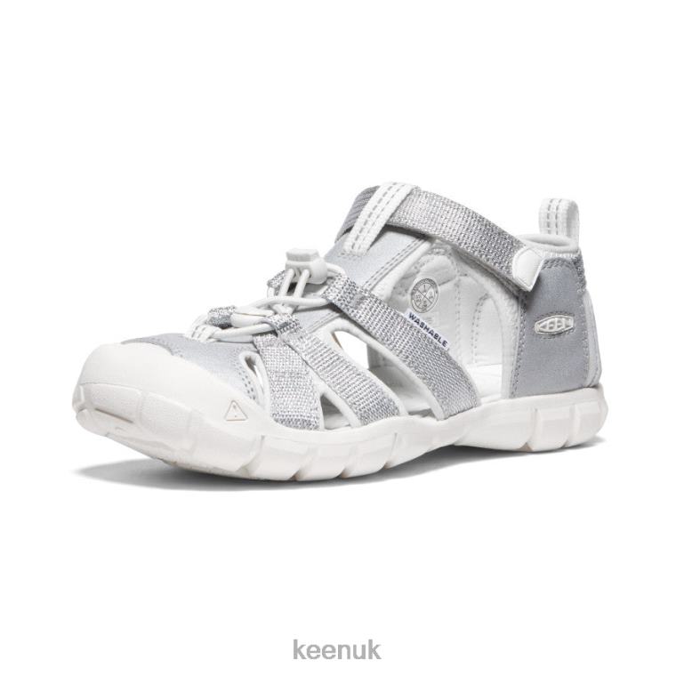 Footwear KEEN Seacamp II CNX Silver/Star White Big Kids Z2D88798
