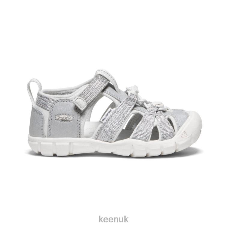 Footwear KEEN Seacamp II CNX Silver/Star White Little Kids Z2D88857