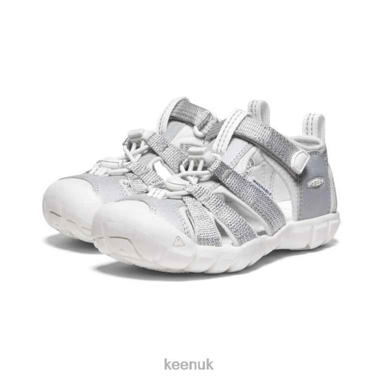 Footwear KEEN Seacamp II CNX Silver/Star White Little Kids Z2D88857