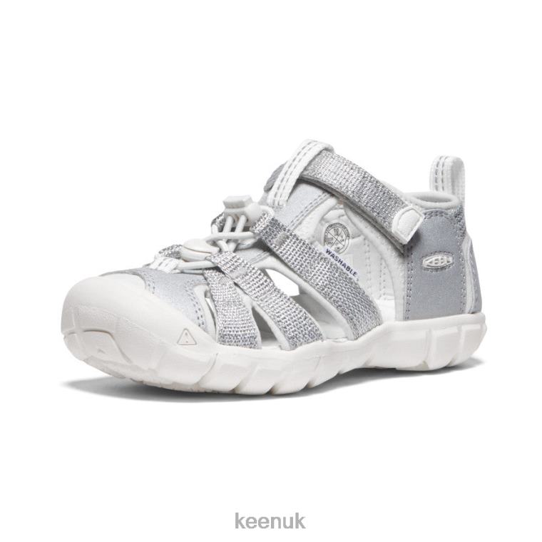 Footwear KEEN Seacamp II CNX Silver/Star White Little Kids Z2D88857