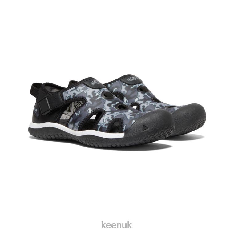 Footwear KEEN Stingray Sandal Black/Camo Big Kids Z2D88918