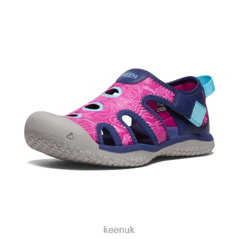 Footwear KEEN Stingray Sandal Blue Depths/Festival Fuchsia Big Kids Z2D88917