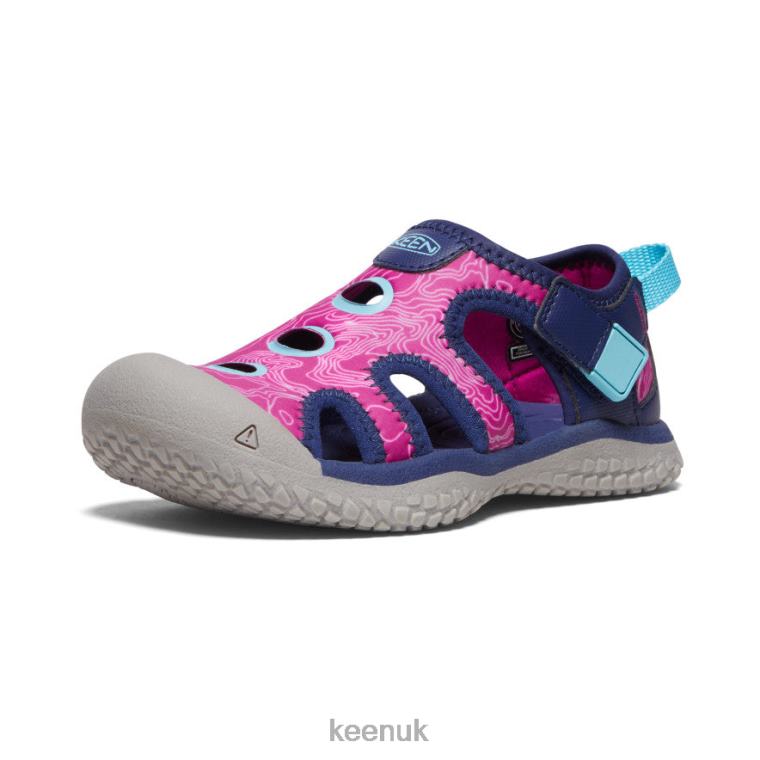 Footwear KEEN Stingray Sandal Blue Depths/Festival Fuchsia Little Kids Z2D88866