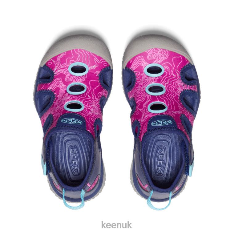 Footwear KEEN Stingray Sandal Blue Depths/Festival Fuchsia Little Kids Z2D88866