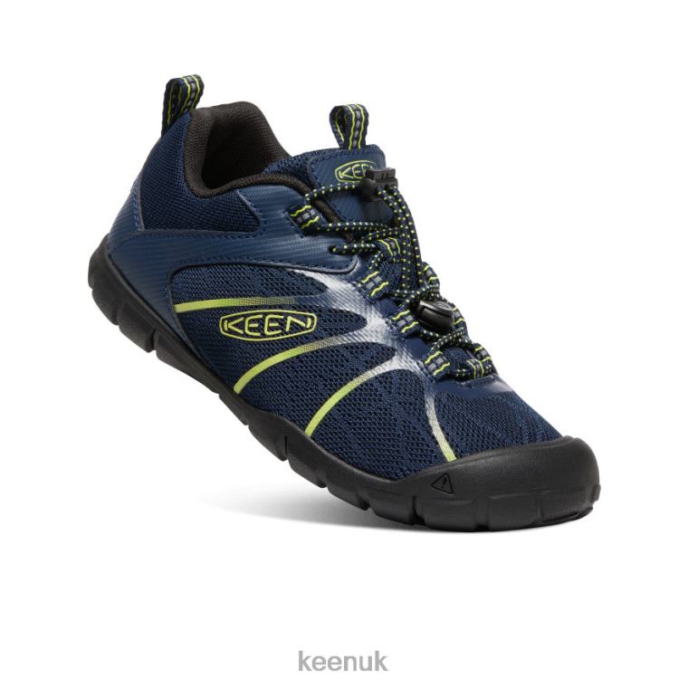 Footwear KEEN Chandler 2 CNX Sneaker Black Iris/Evening Primrose Big Kids Z2D88880