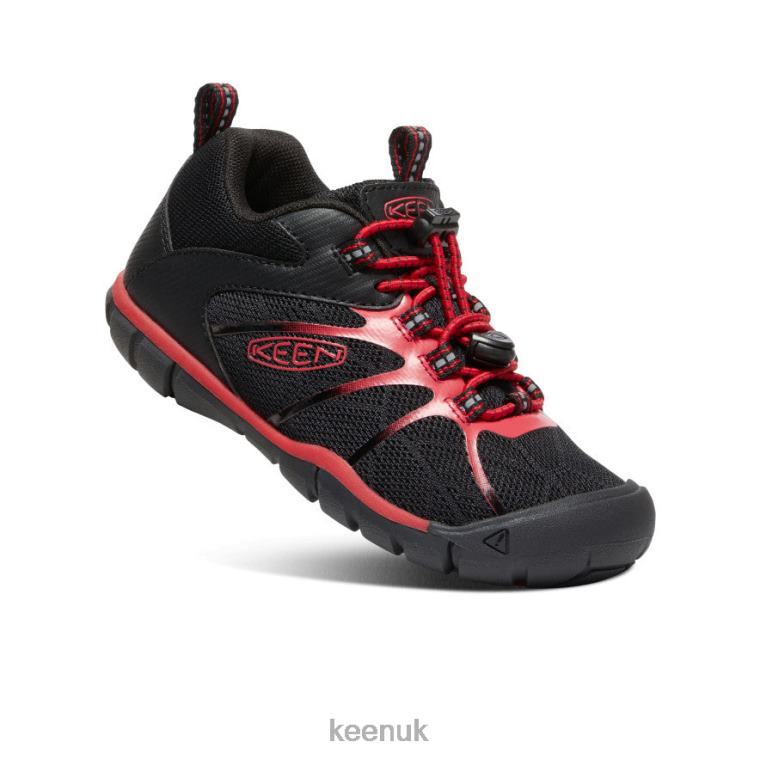 Footwear KEEN Chandler 2 CNX Sneaker Black/Red Carpet Little Kids Z2D88901
