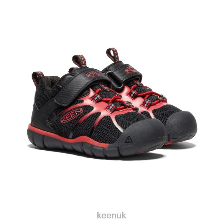 Footwear KEEN Chandler 2 CNX Sneaker Black/Red Carpet Toddlers Z2D88885