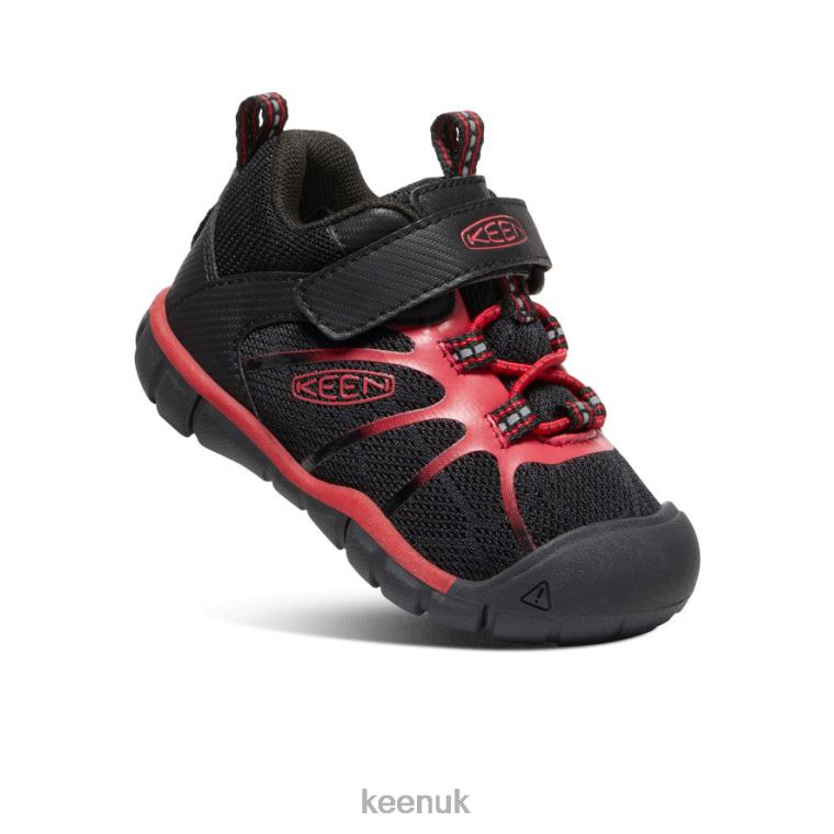 Footwear KEEN Chandler 2 CNX Sneaker Black/Red Carpet Toddlers Z2D88885