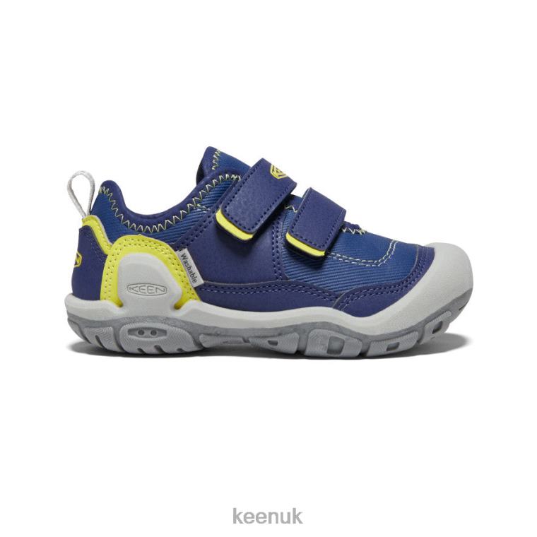 Footwear KEEN Knotch Hollow Double Strap Sneaker Blue Depths/Evening Primrose Little Kids Z2D88943