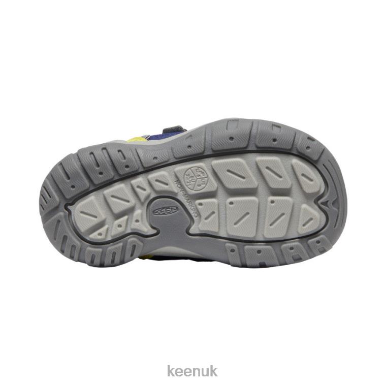 Footwear KEEN Knotch Hollow Double Strap Sneaker Blue Depths/Evening Primrose Toddlers Z2D88958