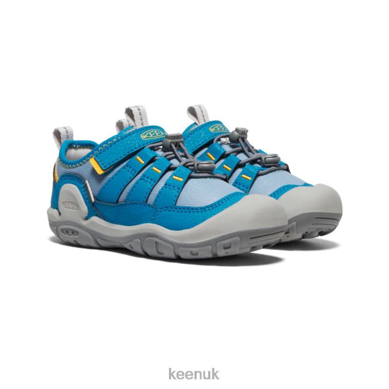 Footwear KEEN Knotch Hollow Sneaker Blue Shadow/Mykonos Blue Little Kids Z2D88892