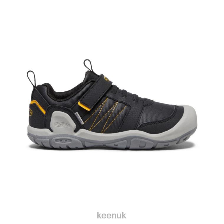 Footwear KEEN Knotch Peak Sneaker Black/Yellow Big Kids Z2D88976