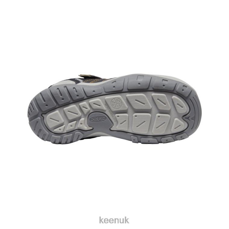 Footwear KEEN Knotch Peak Sneaker Black/Yellow Big Kids Z2D88976