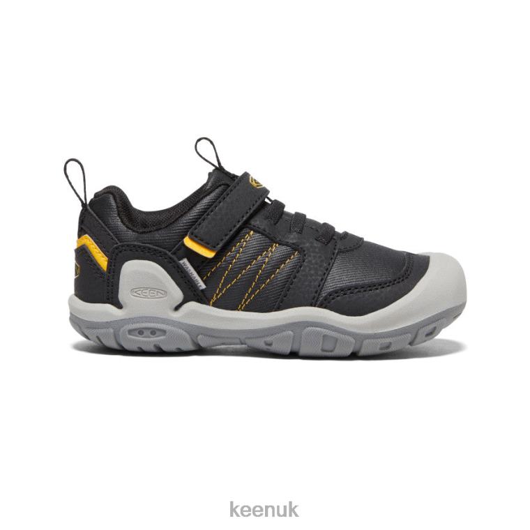 Footwear KEEN Knotch Peak Sneaker Black/Yellow Little Kids Z2D88971