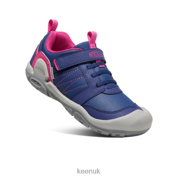 Footwear KEEN Knotch Peak Sneaker Blue Depths/Pink Peacock Big Kids Z2D88975