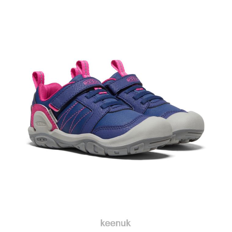 Footwear KEEN Knotch Peak Sneaker Blue Depths/Pink Peacock Little Kids Z2D88970