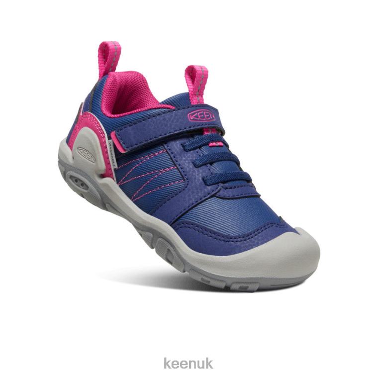 Footwear KEEN Knotch Peak Sneaker Blue Depths/Pink Peacock Little Kids Z2D88970