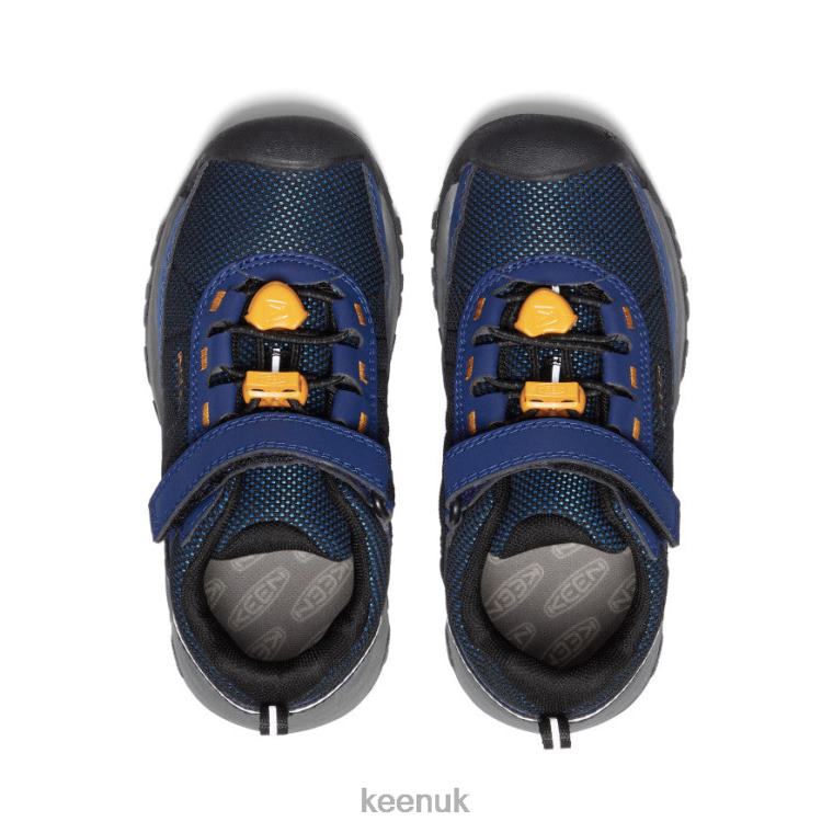 Footwear KEEN Targhee Sport Vent Shoe Blue Depths/Austern Little Kids Z2D88784