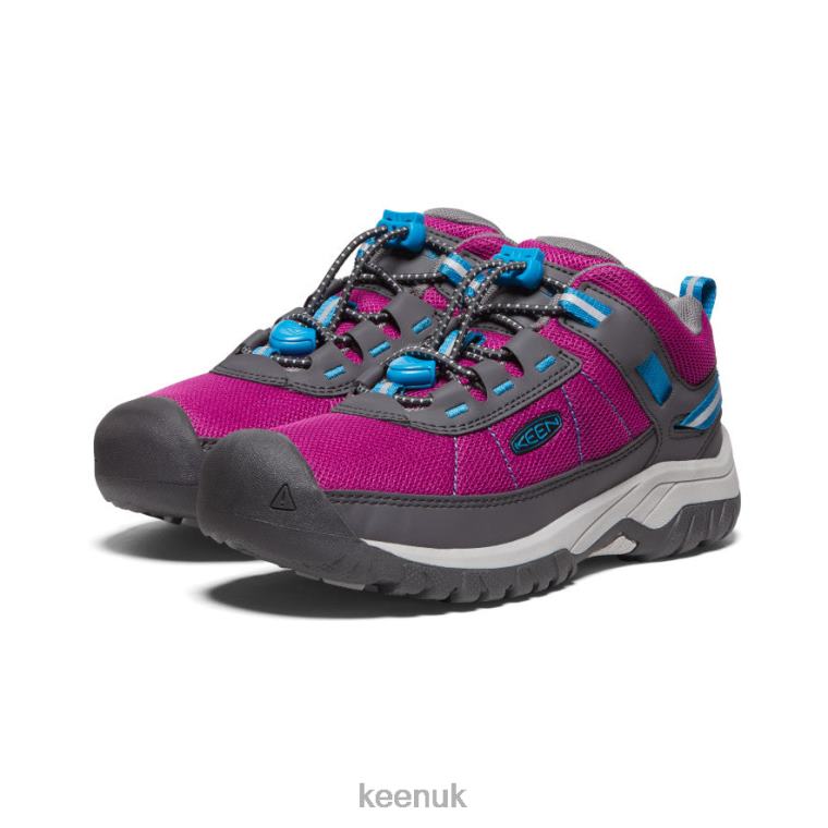 Footwear KEEN Targhee Sport Vent Shoe Festival Fuchsia/Magnet Big Kids Z2D88870