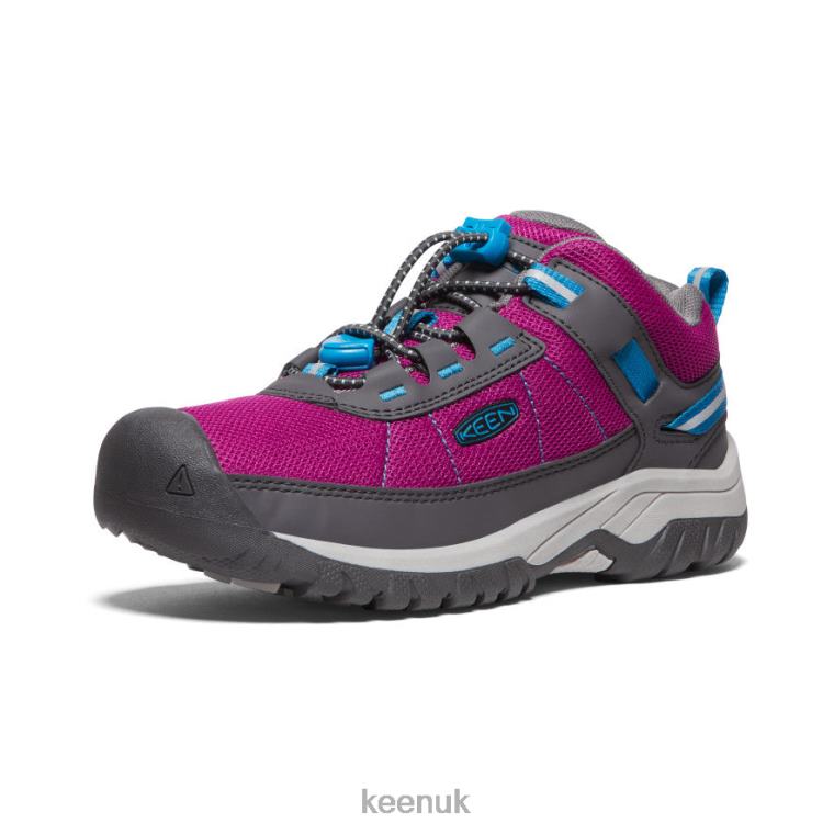 Footwear KEEN Targhee Sport Vent Shoe Festival Fuchsia/Magnet Big Kids Z2D88870