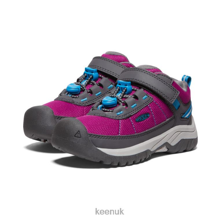 Footwear KEEN Targhee Sport Vent Shoe Festival Fuchsia/Magnet Little Kids Z2D88785