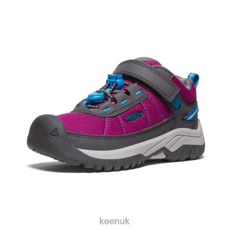 Footwear KEEN Targhee Sport Vent Shoe Festival Fuchsia/Magnet Little Kids Z2D88785