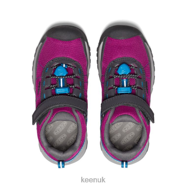 Footwear KEEN Targhee Sport Vent Shoe Festival Fuchsia/Magnet Little Kids Z2D88785