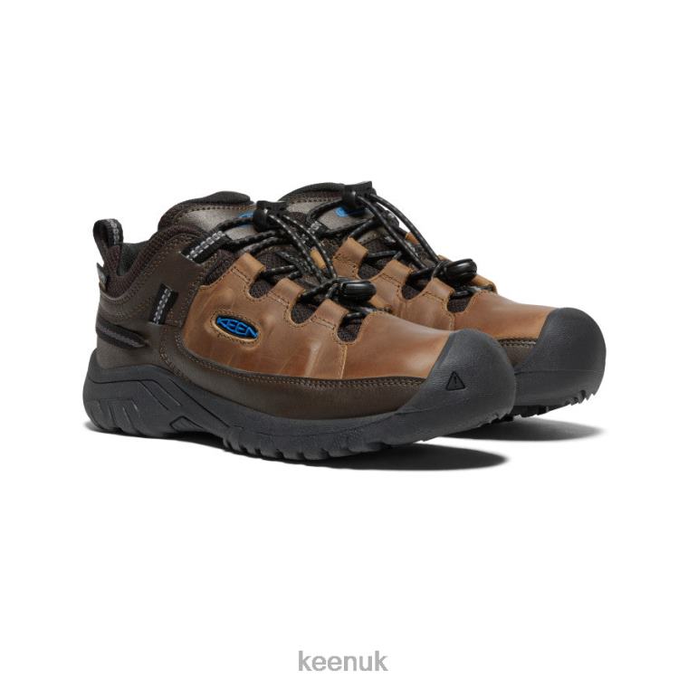 Footwear KEEN Targhee Waterproof Shoe Coffee Bean/Bison Big Kids Z2D88841