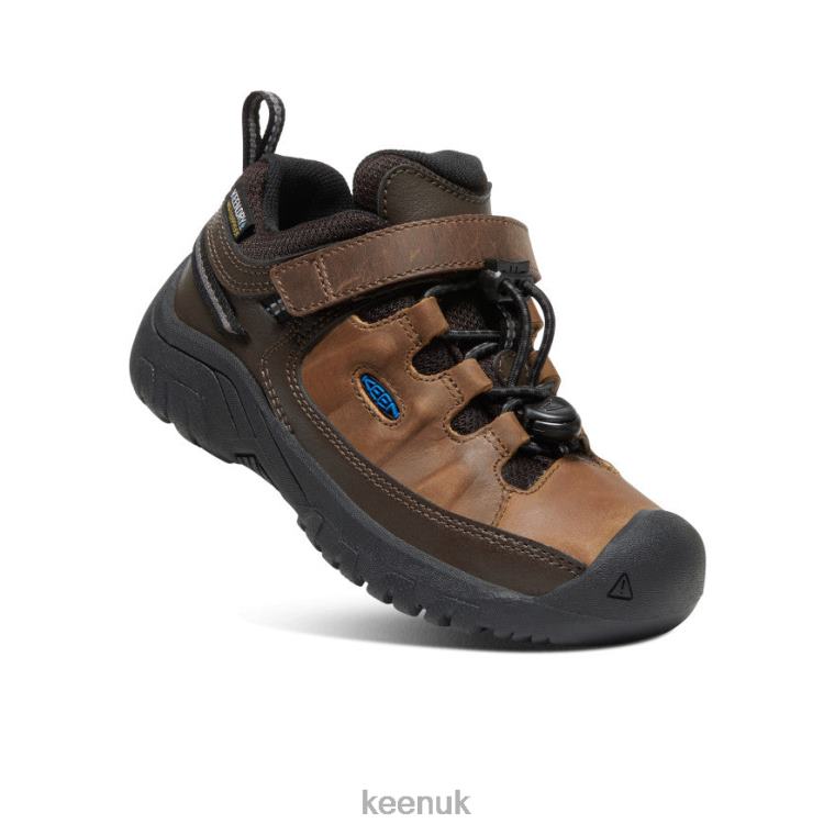 Footwear KEEN Targhee Waterproof Shoe Coffee Bean/Bison Little Kids Z2D88911