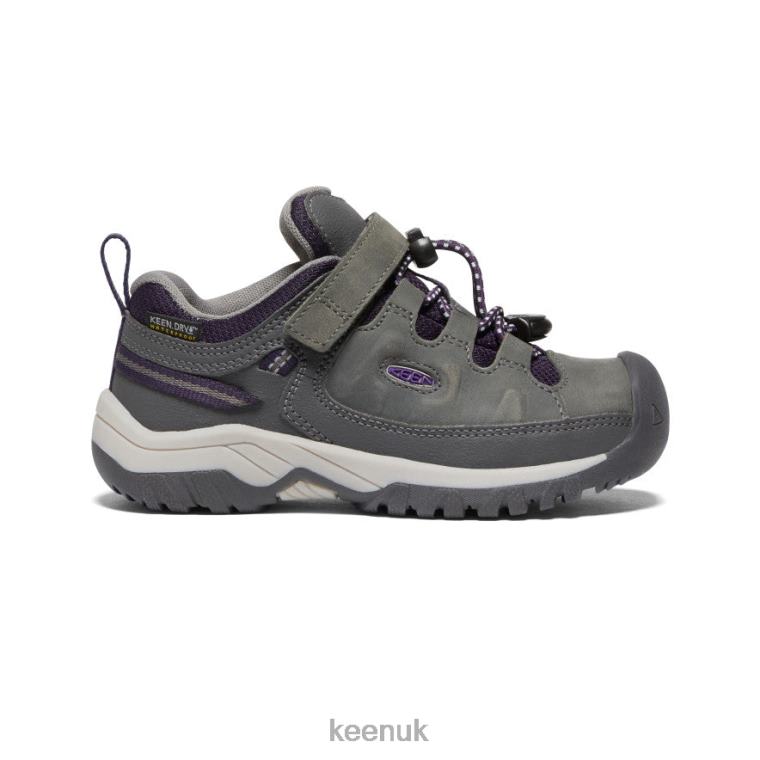 Footwear KEEN Targhee Waterproof Shoe Magnet/Tillandsia Purple Little Kids Z2D88910