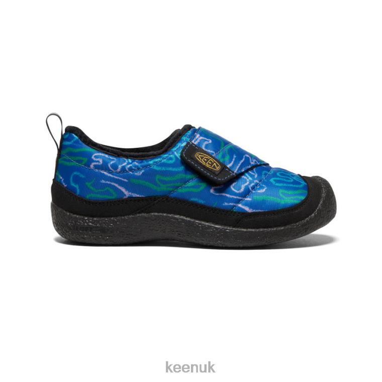 Footwear KEEN Howser Wrap Baleine Blue/Multi Big Kids Z2D88987