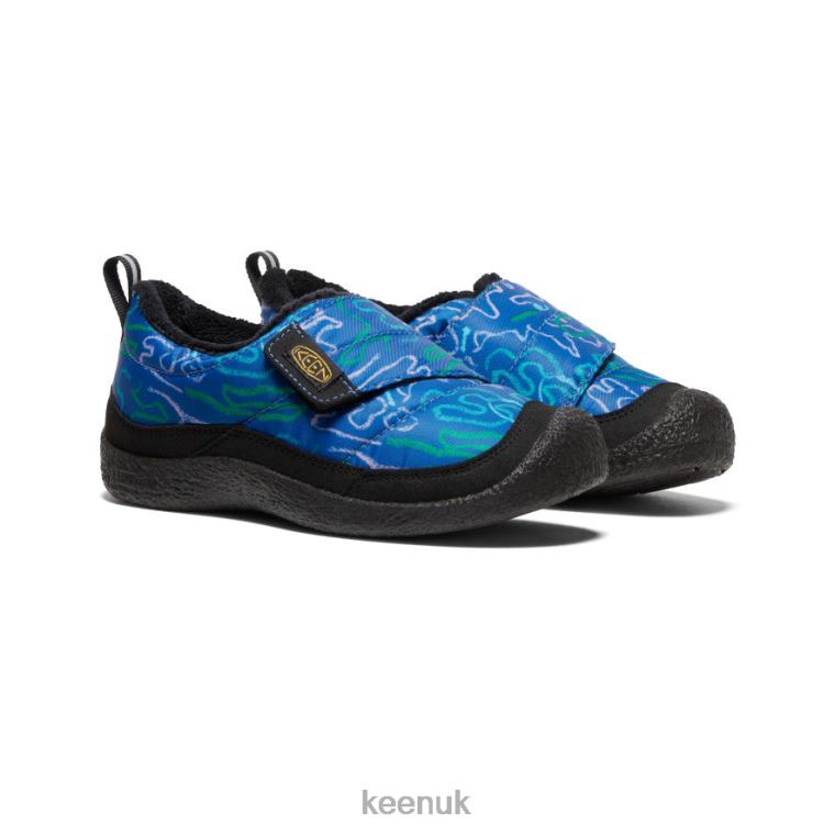 Footwear KEEN Howser Wrap Baleine Blue/Multi Big Kids Z2D88987