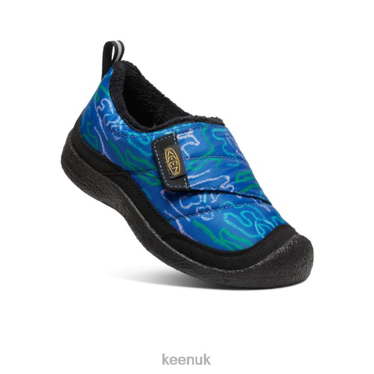 Footwear KEEN Howser Wrap Baleine Blue/Multi Big Kids Z2D88987