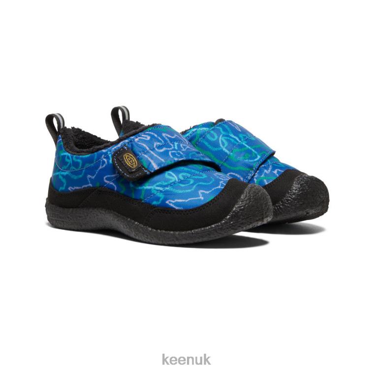 Footwear KEEN Howser Wrap Baleine Blue/Multi Little Kids Z2D88994