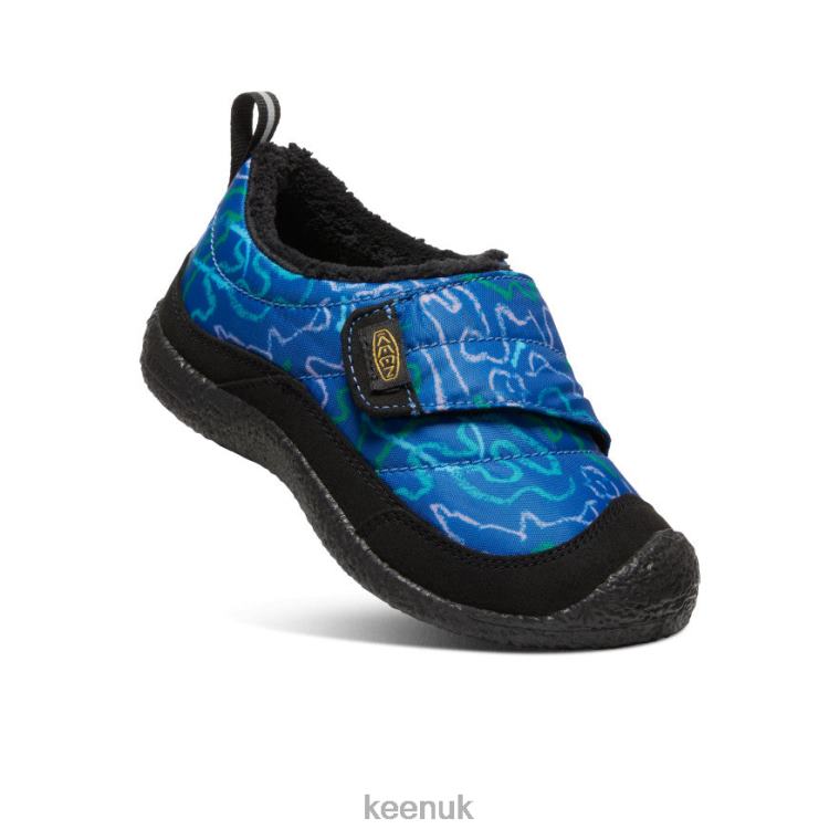 Footwear KEEN Howser Wrap Baleine Blue/Multi Little Kids Z2D88994