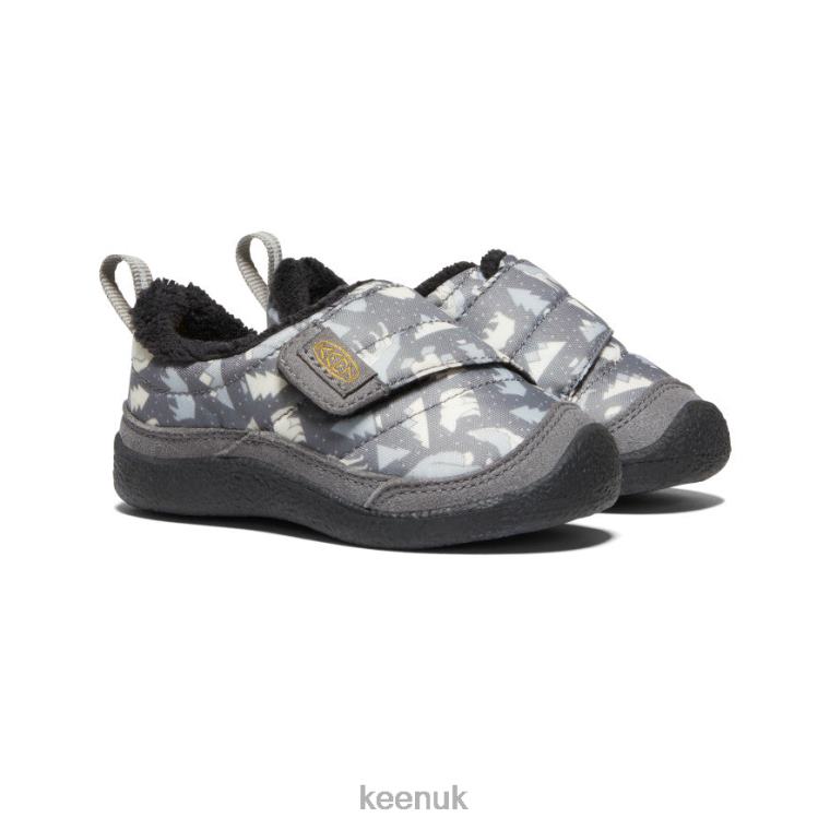 Footwear KEEN Howser Wrap Steel Grey/Star White Toddlers Z2D88989