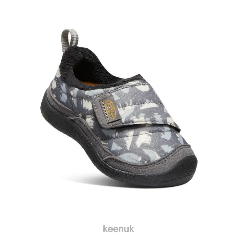 Footwear KEEN Howser Wrap Steel Grey/Star White Toddlers Z2D88989