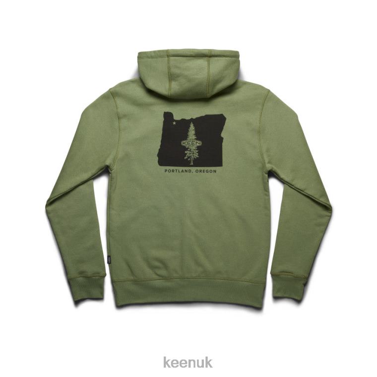 Clothing KEEN PNW Hoodie Olivine Men Z2D88340