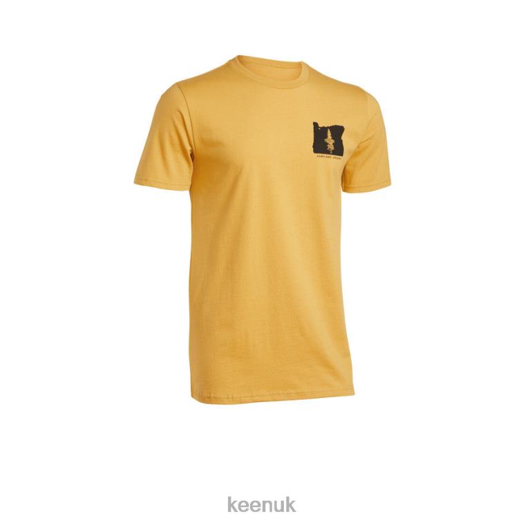 Clothing KEEN PNW Tee Honey Gold Men Z2D88313