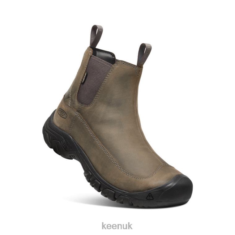 Footwear KEEN Anchorage III Waterproof Boot Steel Grey/Black Men Z2D88144