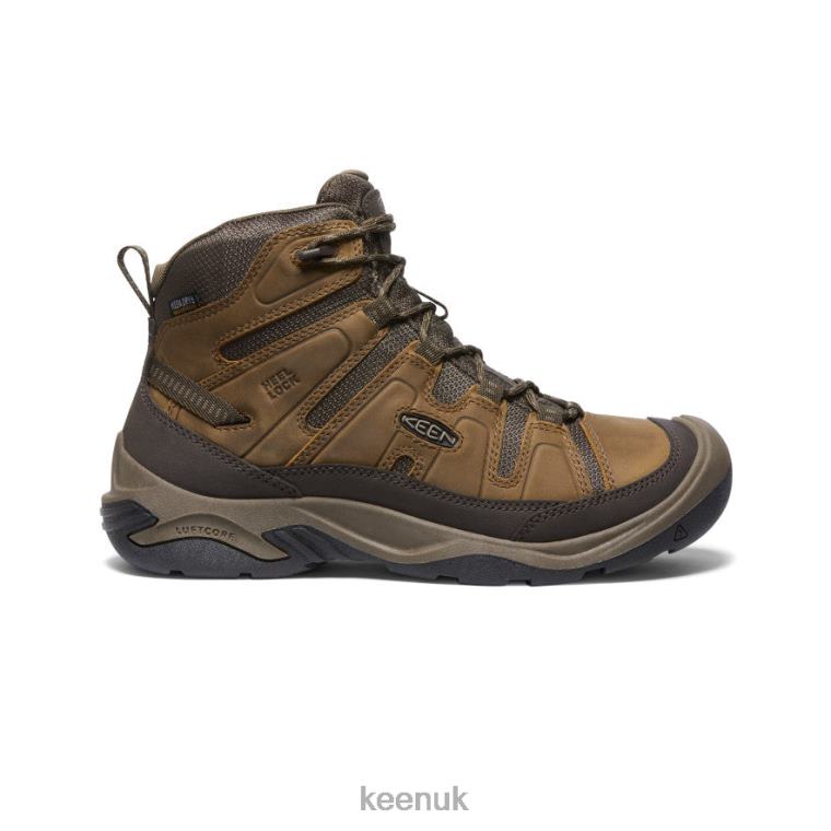 Footwear KEEN Circadia Waterproof Boot Bison/Brindle Men Z2D8871