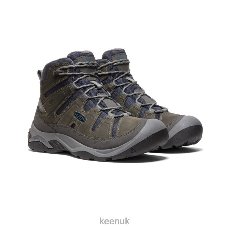 Footwear KEEN Circadia Waterproof Boot Steel Grey/Legion Blue Men Z2D8872