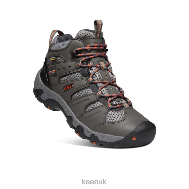 Footwear KEEN Koven Waterproof Boot Magnet/Fired Brick Men Z2D88321