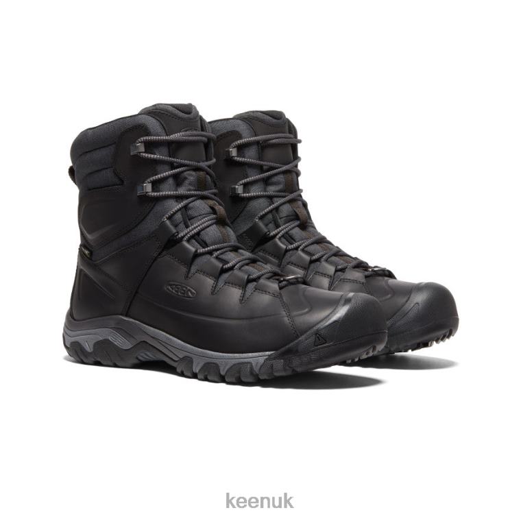 Footwear KEEN Targhee High Lace Waterproof Boot Black/Raven Men Z2D88390