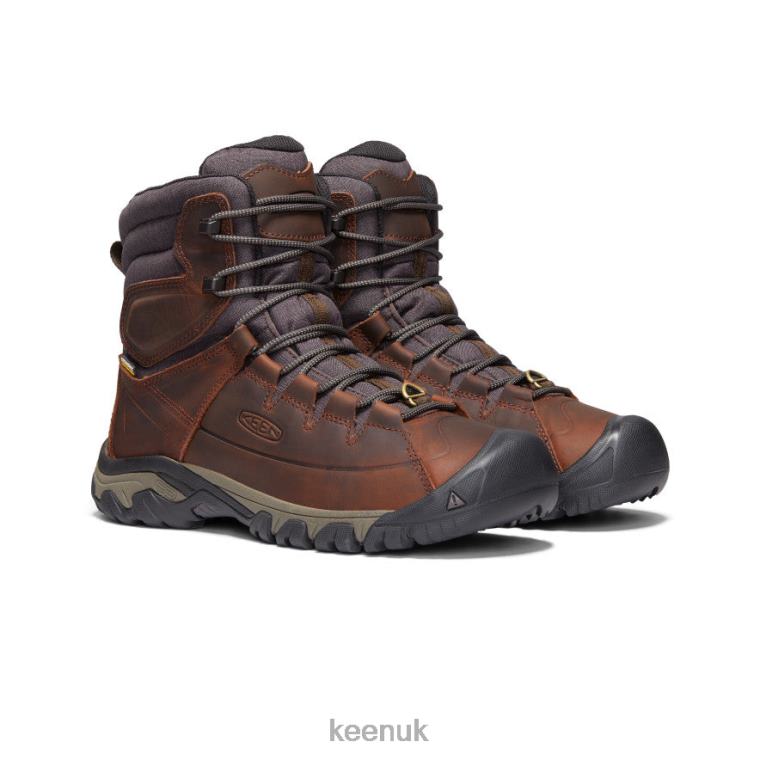 Footwear KEEN Targhee High Lace Waterproof Boot Cocoa/Mulch Men Z2D88389