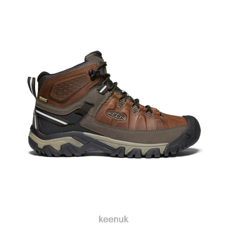 Footwear KEEN Targhee III Waterproof Mid Chestnut/Mulch Men Z2D88226