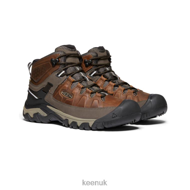 Footwear KEEN Targhee III Waterproof Mid Chestnut/Mulch Men Z2D88226